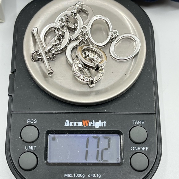 Genuine Vintage Swarovski Crystal Link Bracelet 8" Adjustable - Picture 15 of 16